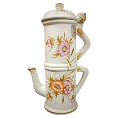 Antique 20th Century Venetian-Style Decorative Ceramic Teapot - 2Y142