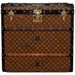 Antique 20th Century Very Rare Louis Vuitton Hat Trunk, circa 1900