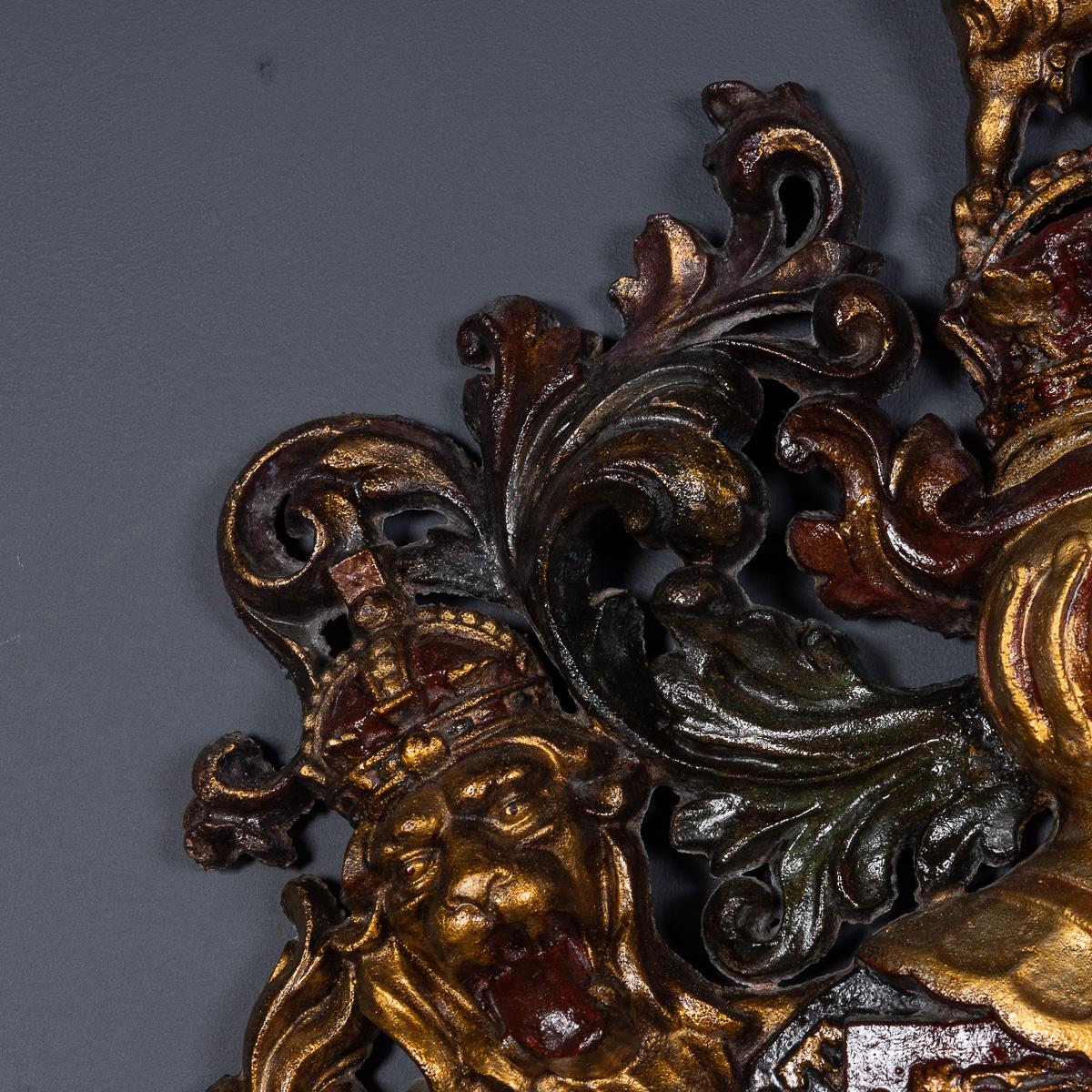 20ième siècle A.IYAL C ANTIQUE ROYAL ANTIQUE en fonte de fer du 20e siècle c.1900 en vente