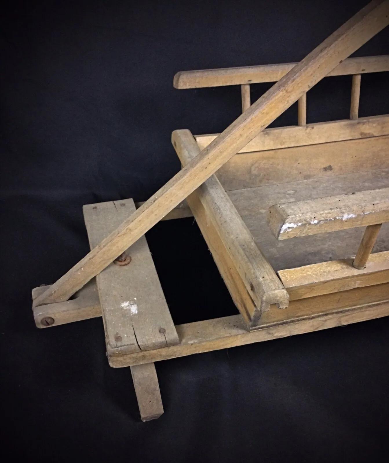Unknown Antique 20th Century Wooden Two-Wheeled Cart - 2Y255 For Sale