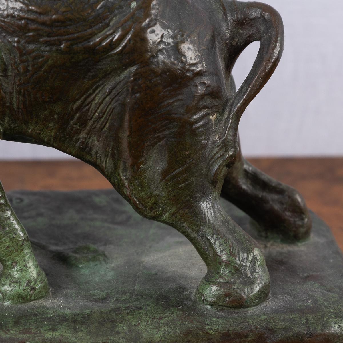 Antique 20thC American Art Deco Bronze Elephant Book Ends, Charles Robert Knight For Sale 5