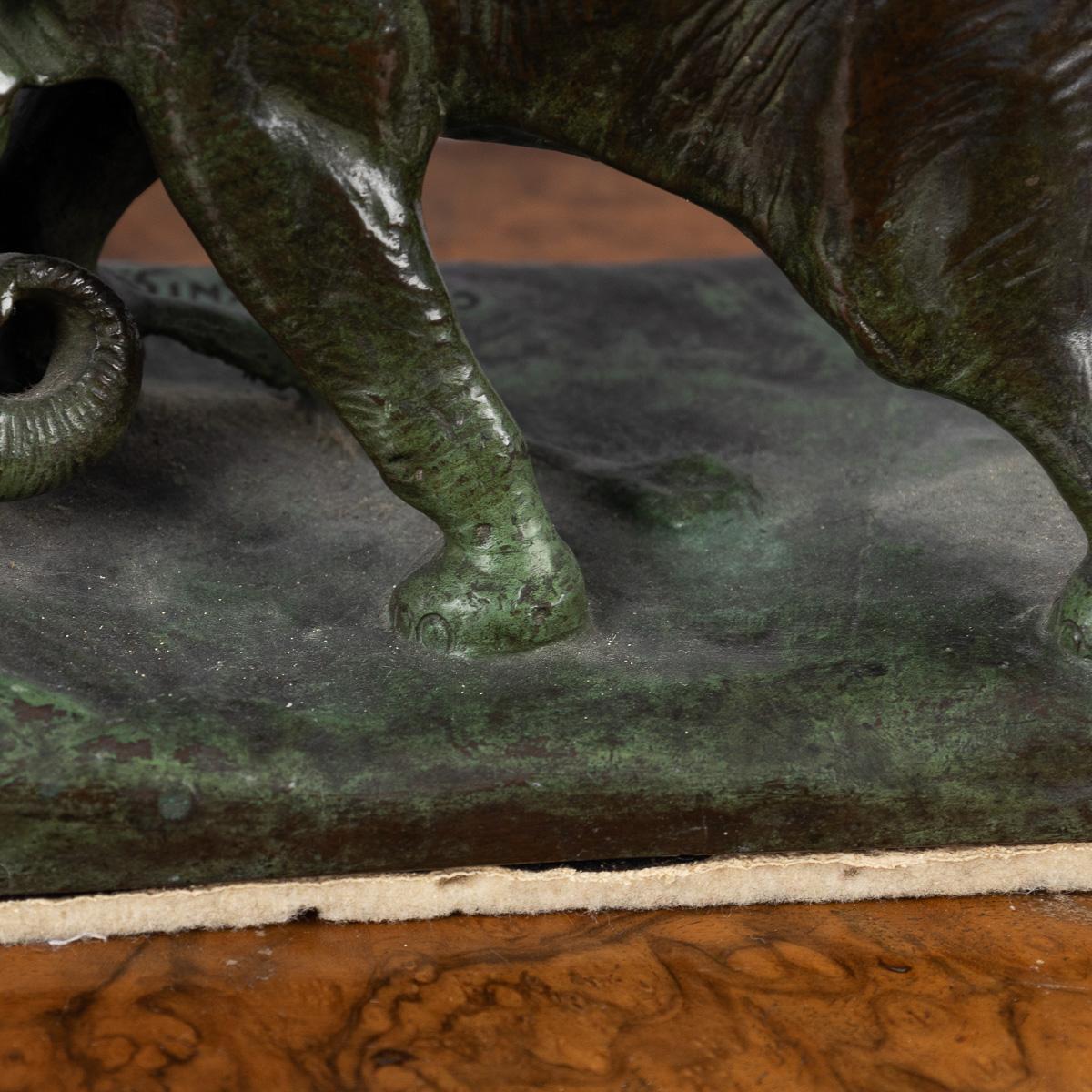 Antique 20thC American Art Deco Bronze Elephant Book Ends, Charles Robert Knight For Sale 6