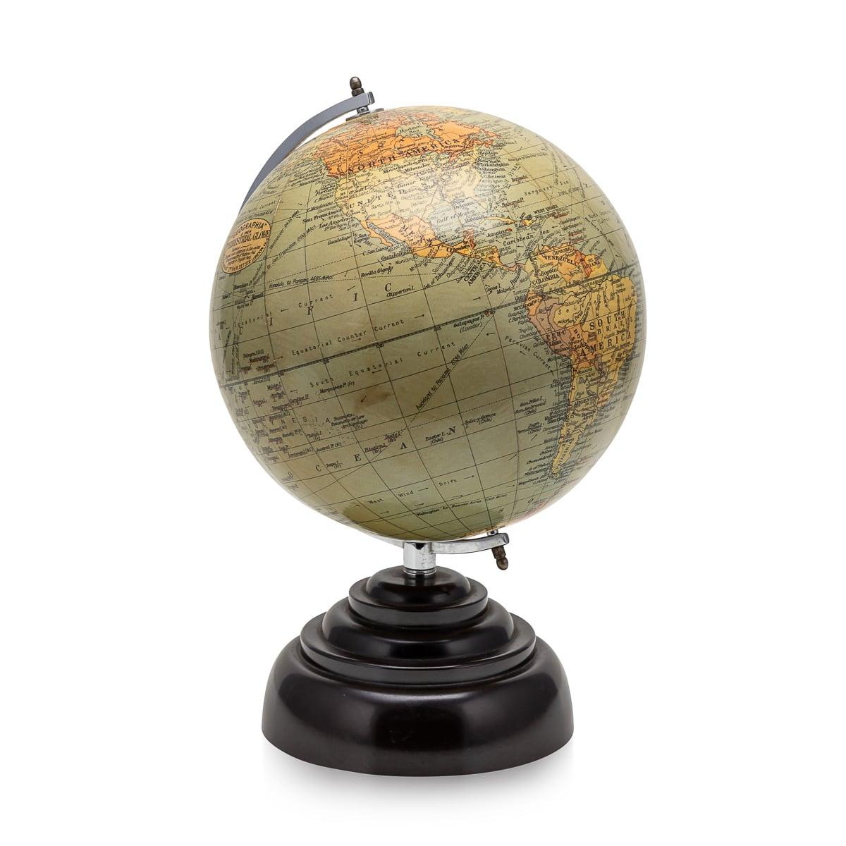 Globe terrestre britannique 