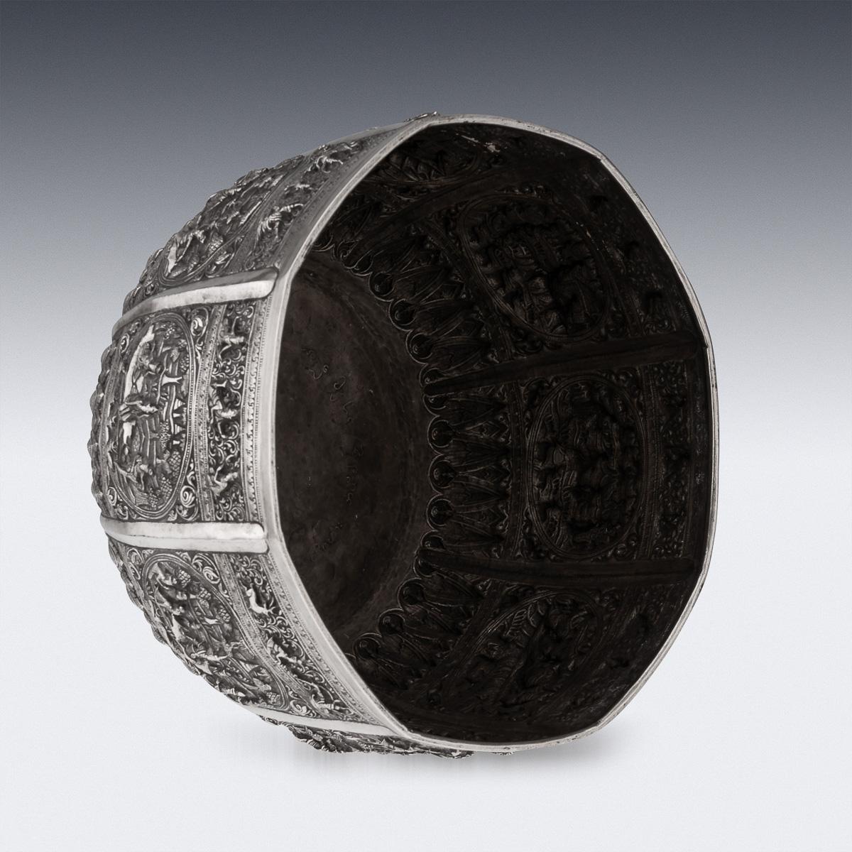 Argent Ancienne coupe à scènes 