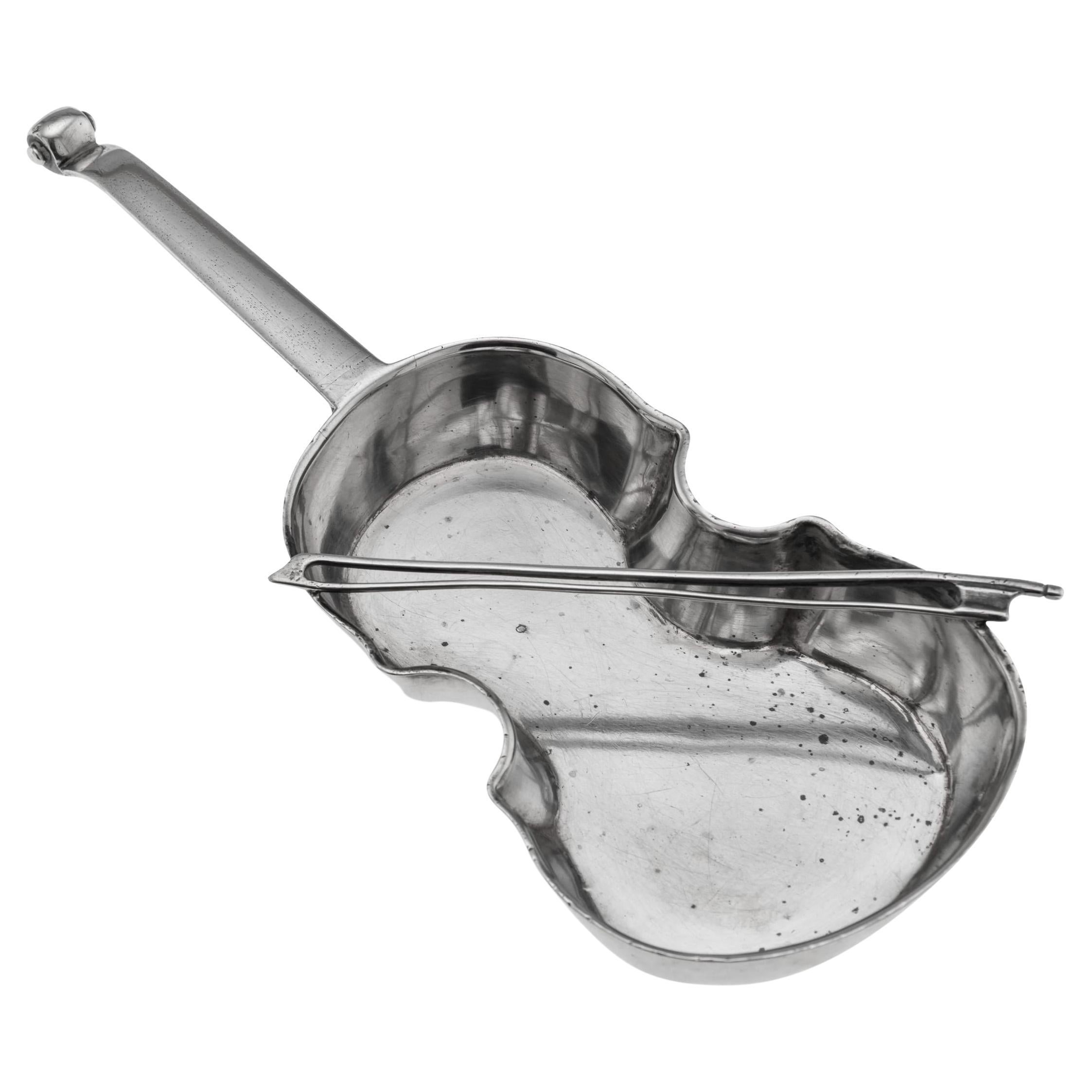 Antique 20thC Edwardian Solid Silver 'Cello' Ashtray, Hukin & Heath c.1905 For Sale