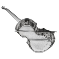 Antique 20thC Edwardian Solid Silver 'Cello' Ashtray, Hukin & Heath c.1905