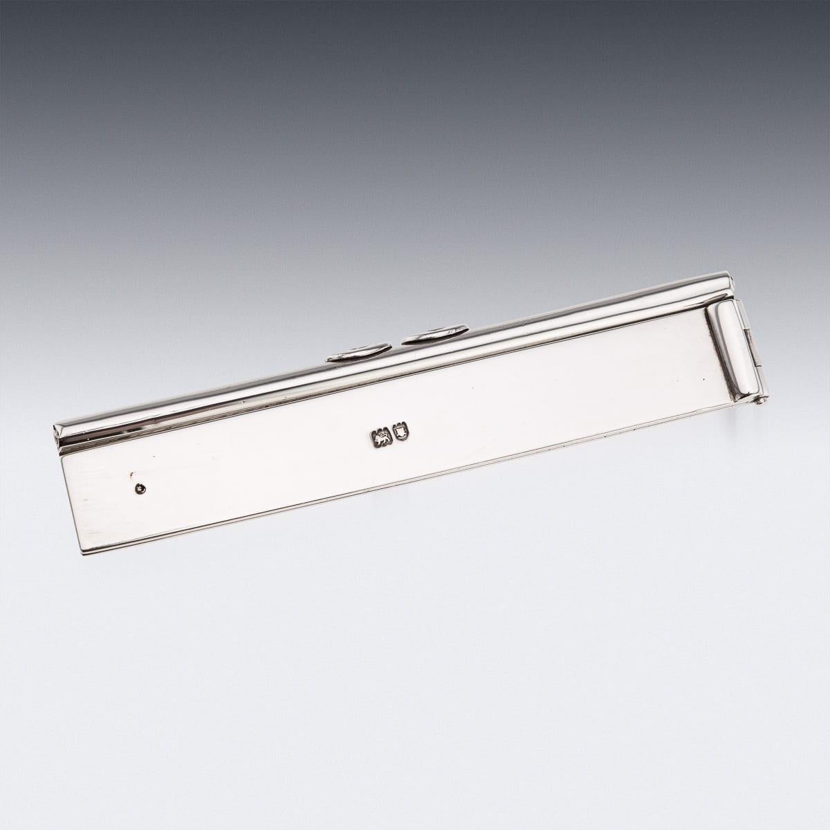 Other Antique 20thC Edwardian Solid Silver Combination Pencil/Ruler/Pen, London c.1902 For Sale