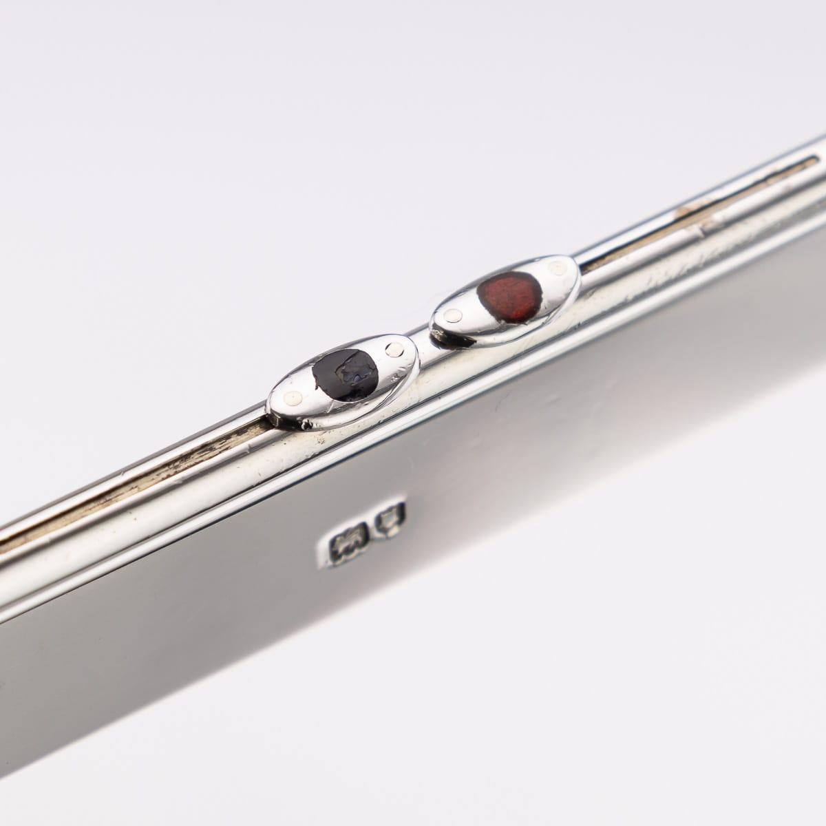 20th Century Antique 20thC Edwardian Solid Silver Combination Pencil/Ruler/Pen, London c.1902 For Sale