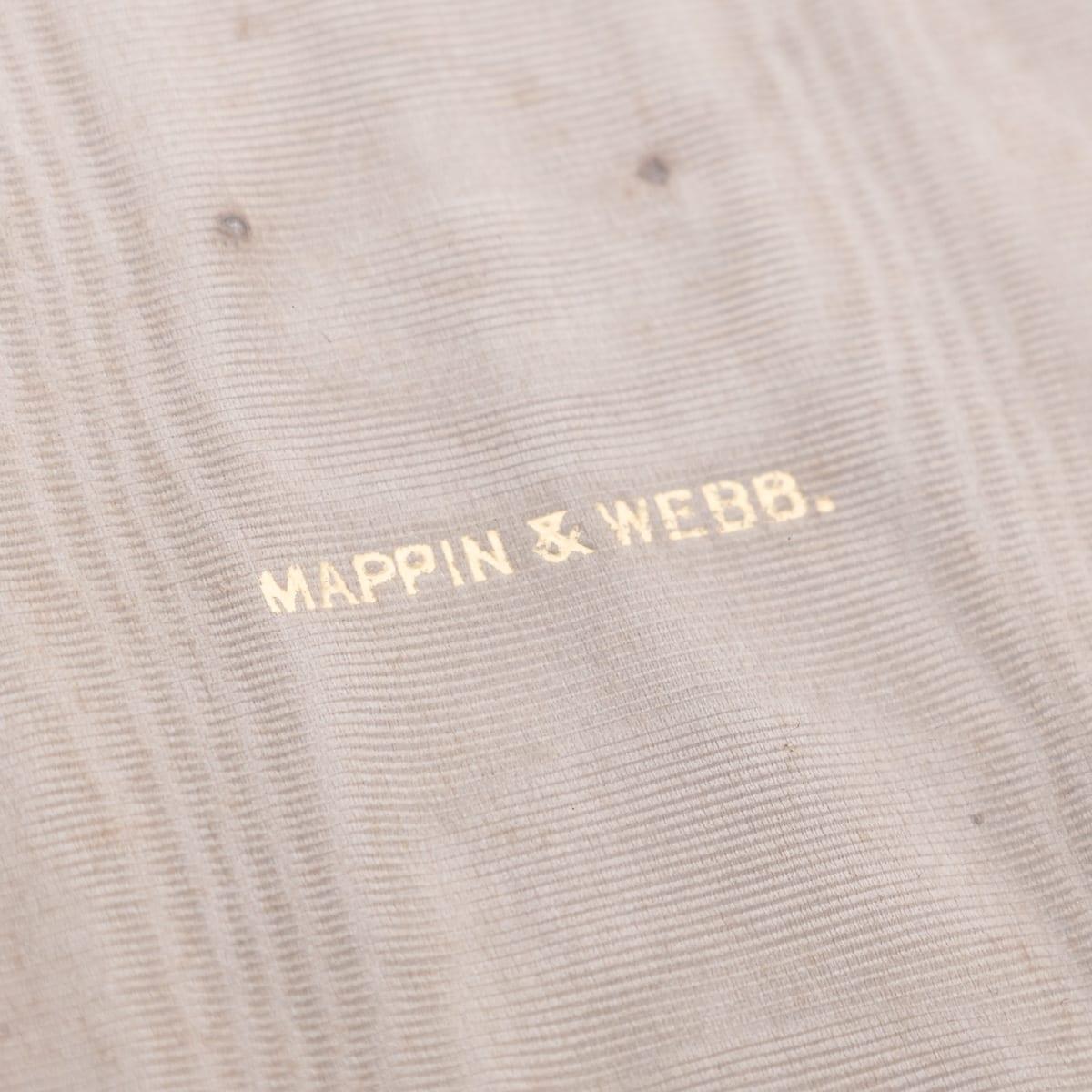 Marco de plata maciza inglés antiguo del siglo XX 