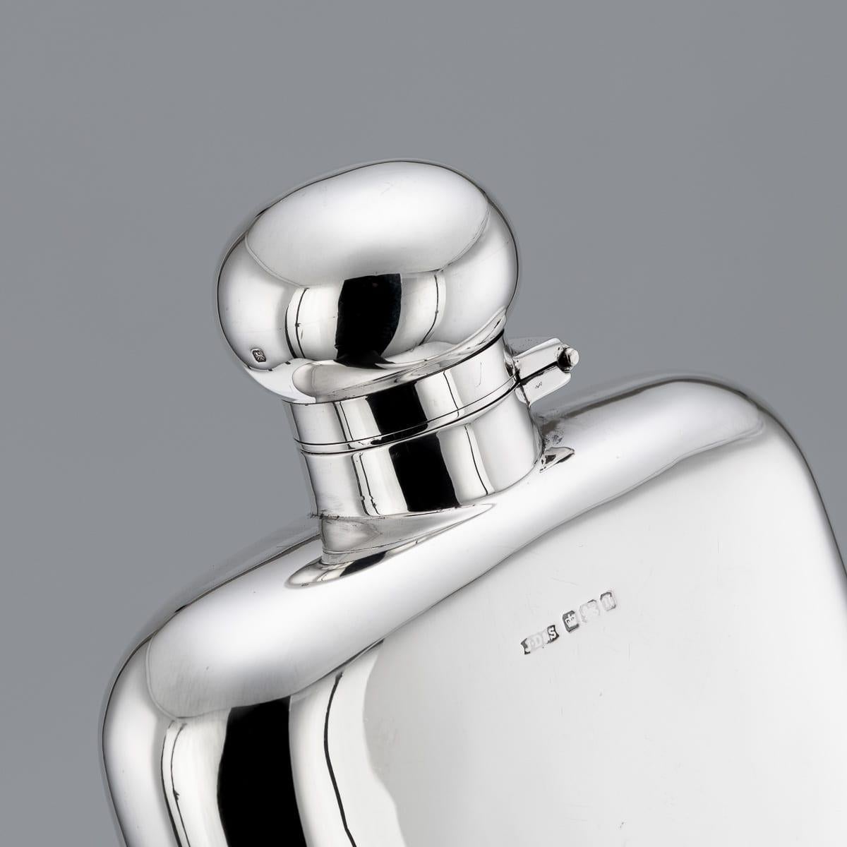 Ancienne gourde et coupe en argent massif anglais du 20e siècle, James Dixon & Sons c.1905 en vente 3