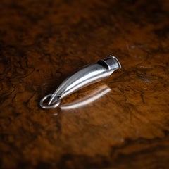 Antique 20thC English Solid Silver Whistle By Sampson Mordan, London c.1920