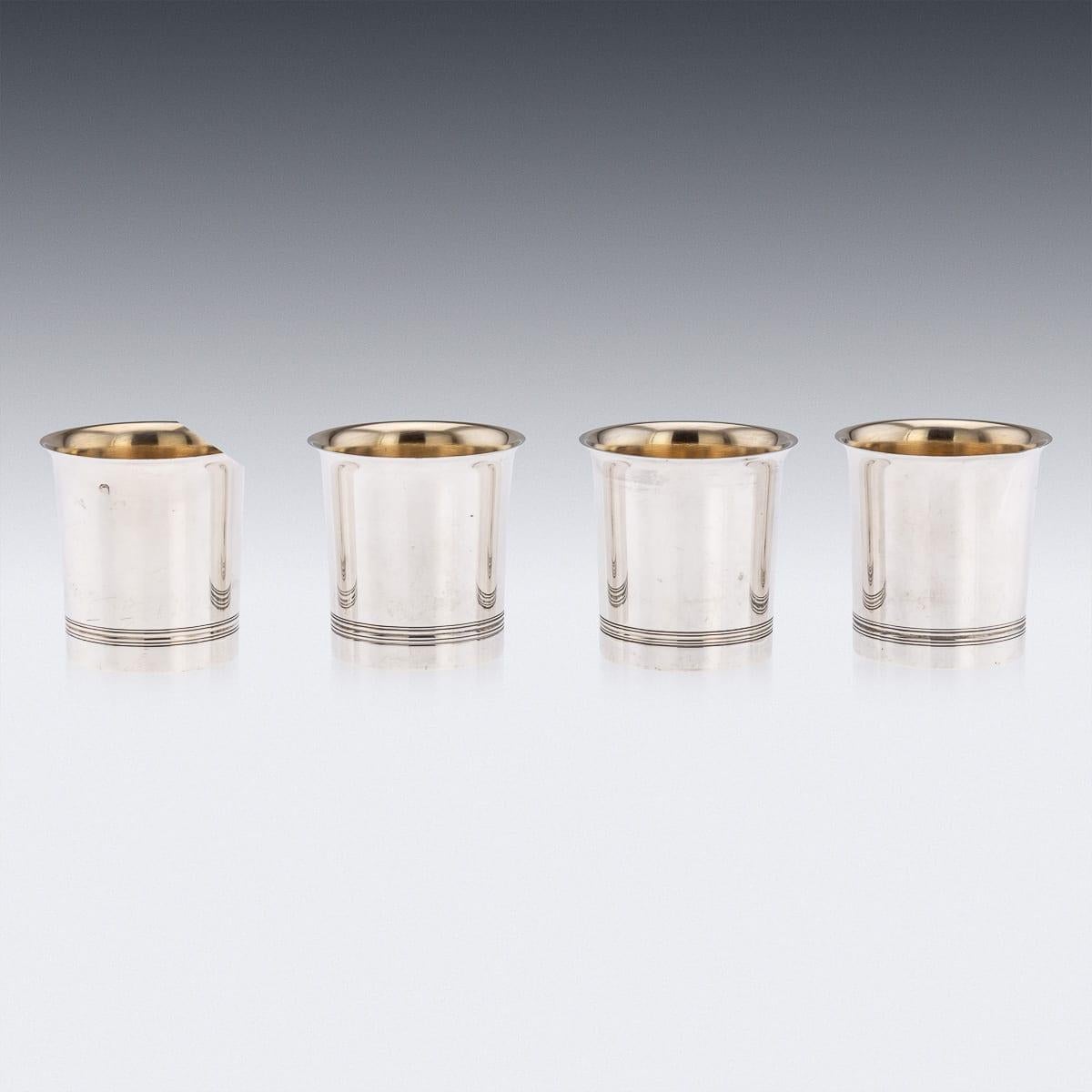 Antique 20thC French Solid Silver Smoking Set By Gustave Keller, Paris c.1920 For Sale 6