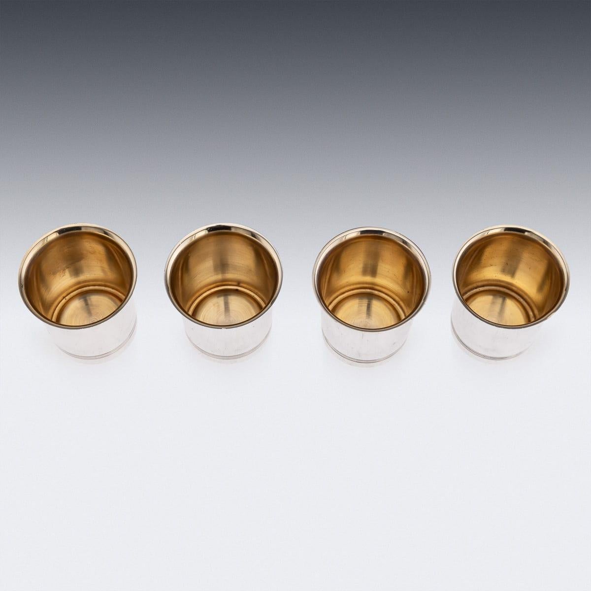 Antique 20thC French Solid Silver Smoking Set By Gustave Keller, Paris c.1920 For Sale 7