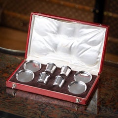 Antique 20thC French Solid Silver Smoking Set By Gustave Keller, Paris c.1920
