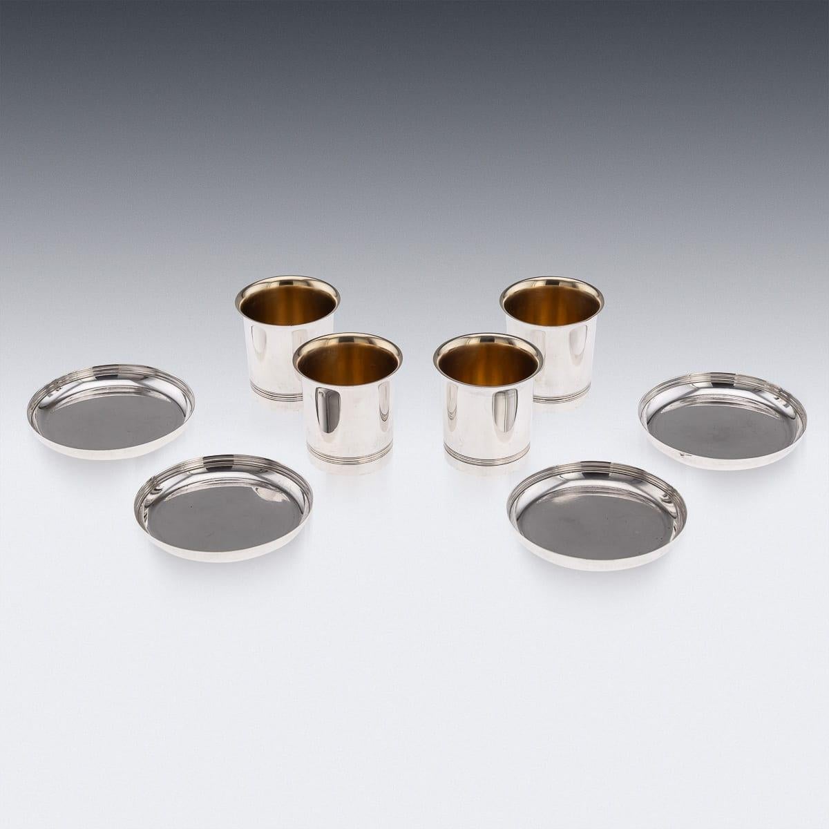 Antique 20thC French Solid Silver Smoking Set By Gustave Keller, Paris c.1920 For Sale 2