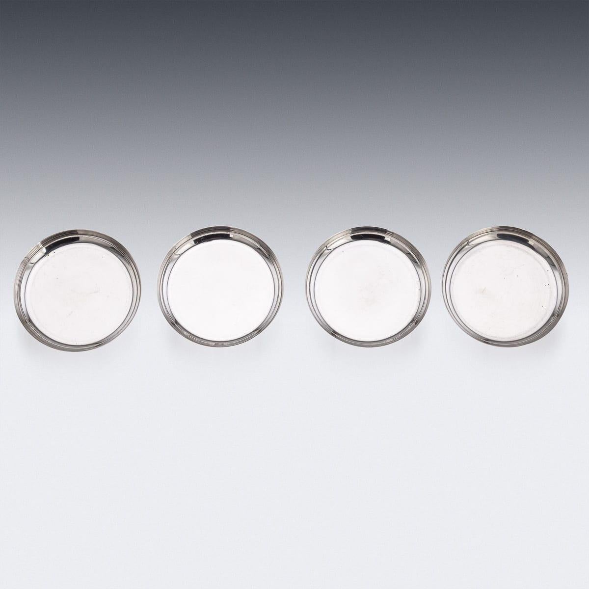 Antique 20thC French Solid Silver Smoking Set By Gustave Keller, Paris c.1920 For Sale 3