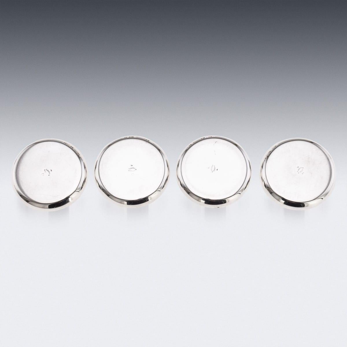 Antique 20thC French Solid Silver Smoking Set By Gustave Keller, Paris c.1920 For Sale 4