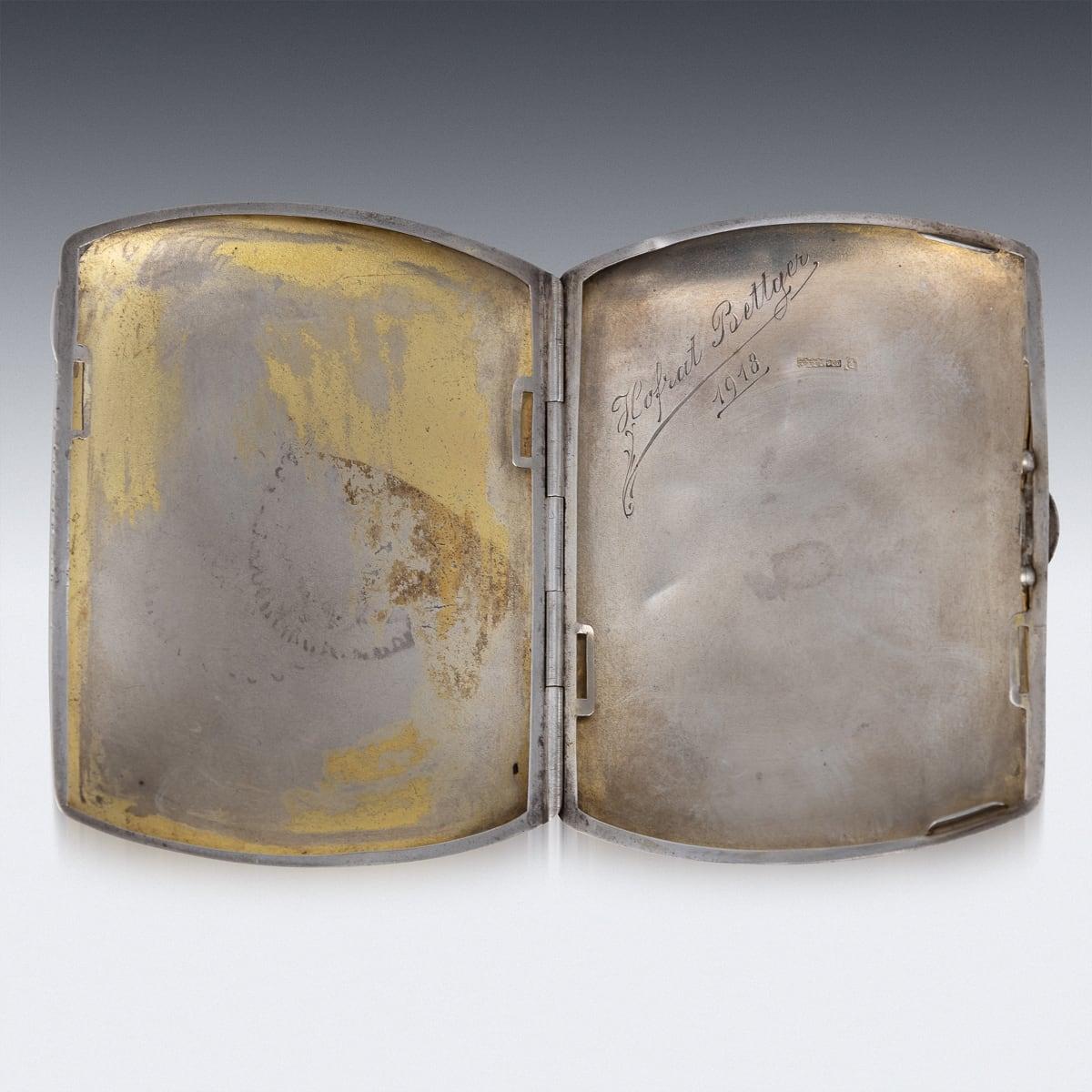 Antique 20thC German Solid Silver & Enamel 