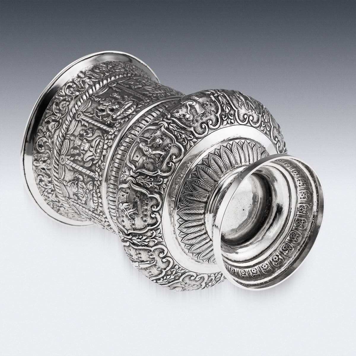 Argent A.I.C C. Silver Repoussé, Dass & Dutt c.1900 en vente