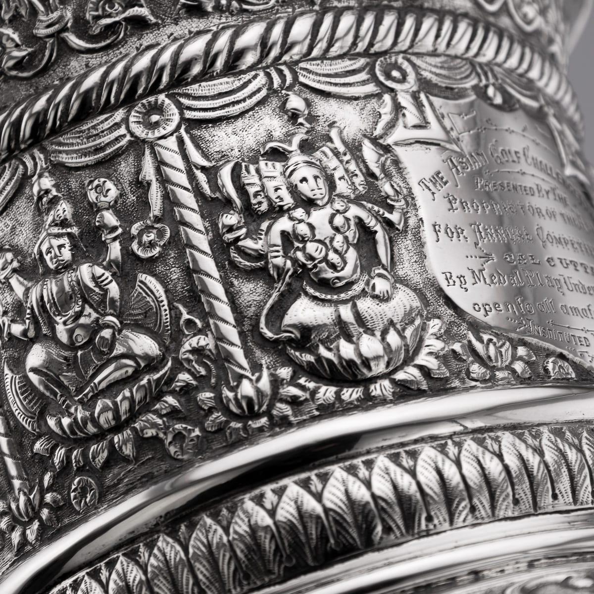 A.I.C C. Silver Repoussé, Dass & Dutt c.1900 en vente 2