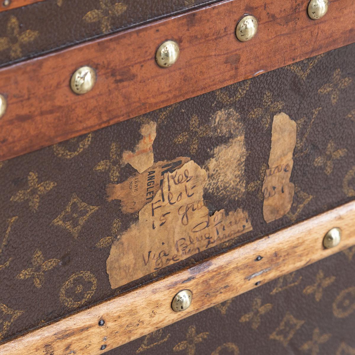 20th Century Louis Vuitton Cabin Trunk in Monogrammed Canvas, Paris, circa 1930 11