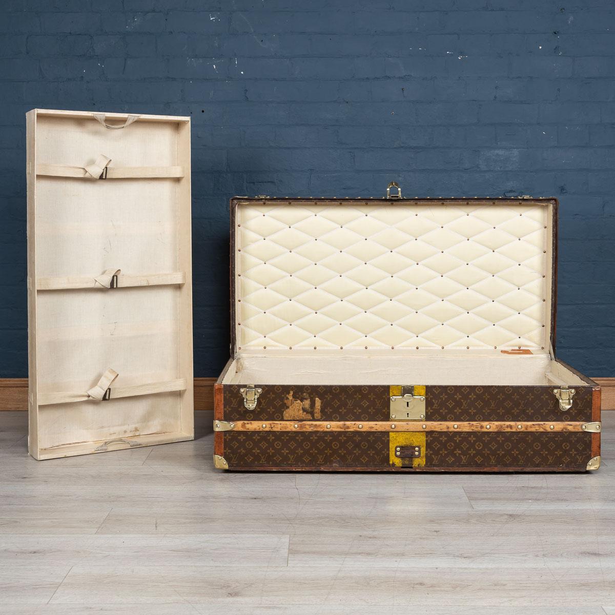 20th Century Louis Vuitton Cabin Trunk in Monogrammed Canvas, Paris, circa 1930 3