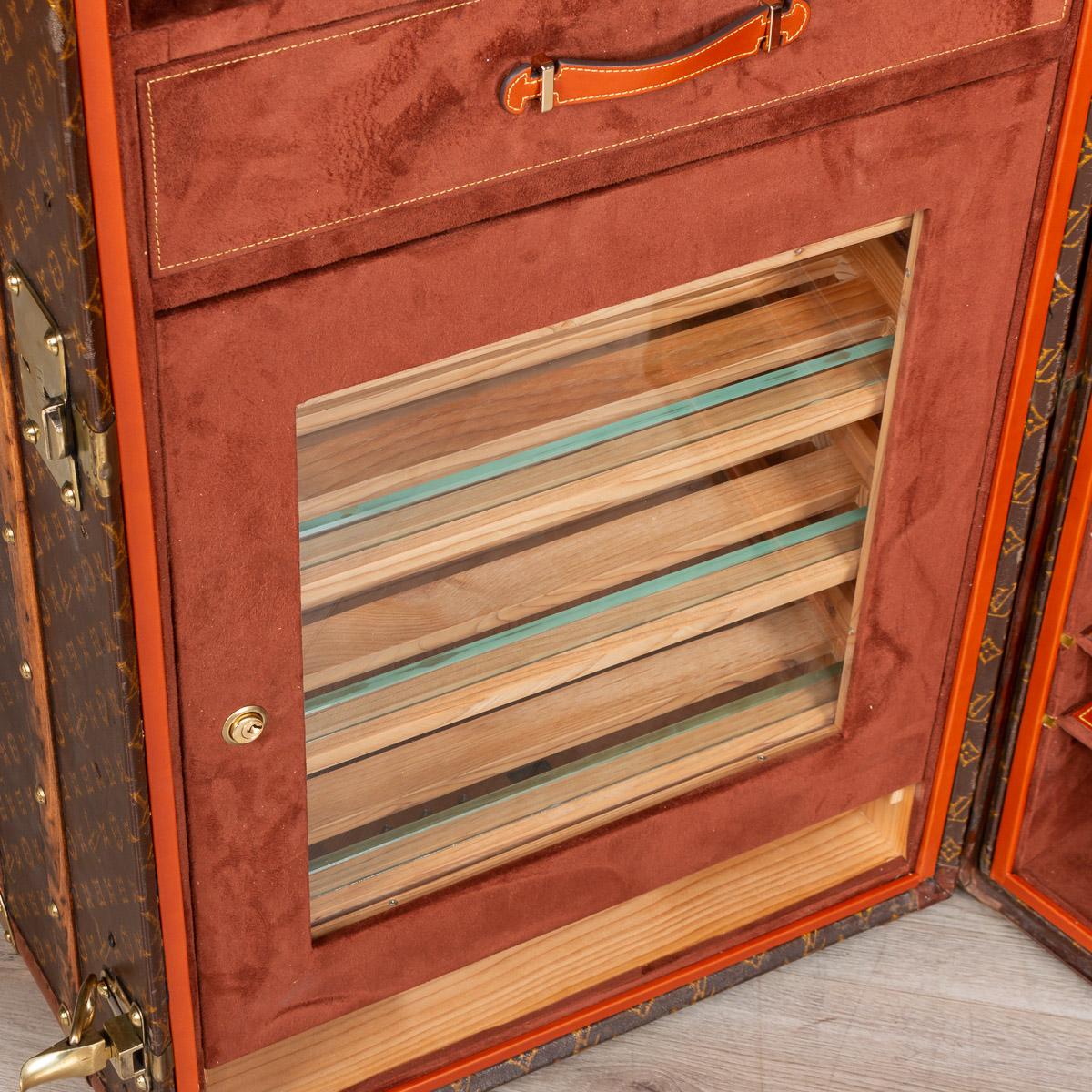 20th Century Louis Vuitton Cocktail Bar & Humidor Customised Trunk, circa 1920 4