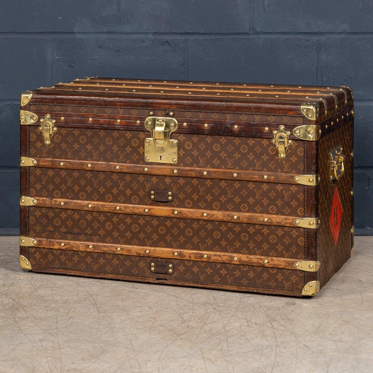 Around the turn of the 19th and 20th century Louis Vuitton had established himself as a market leader in trunk making and needed to set his now famous brand apart from the imitators and competitors. They decided to come up with a logo, a monogram,