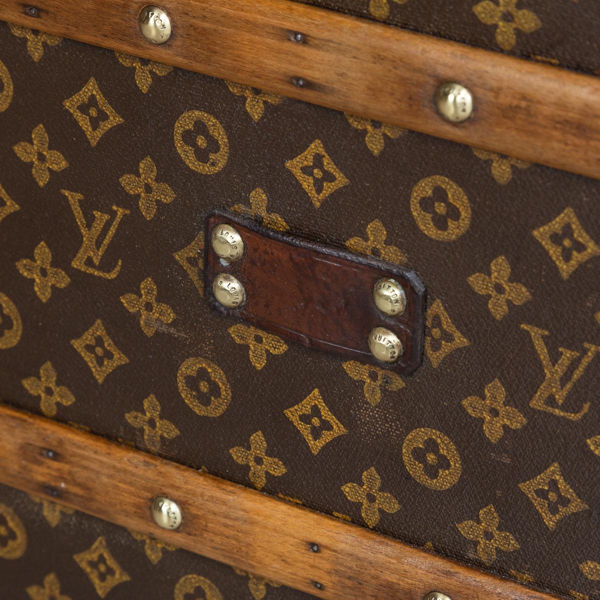 Antique 20thC Louis Vuitton Courier Trunk In Monogram Canvas, Paris c.1930 11