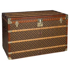 Antico Louis Vuitton del XX secolo "Malle Haute" in tela Monogram, Francia, 1920 ca.