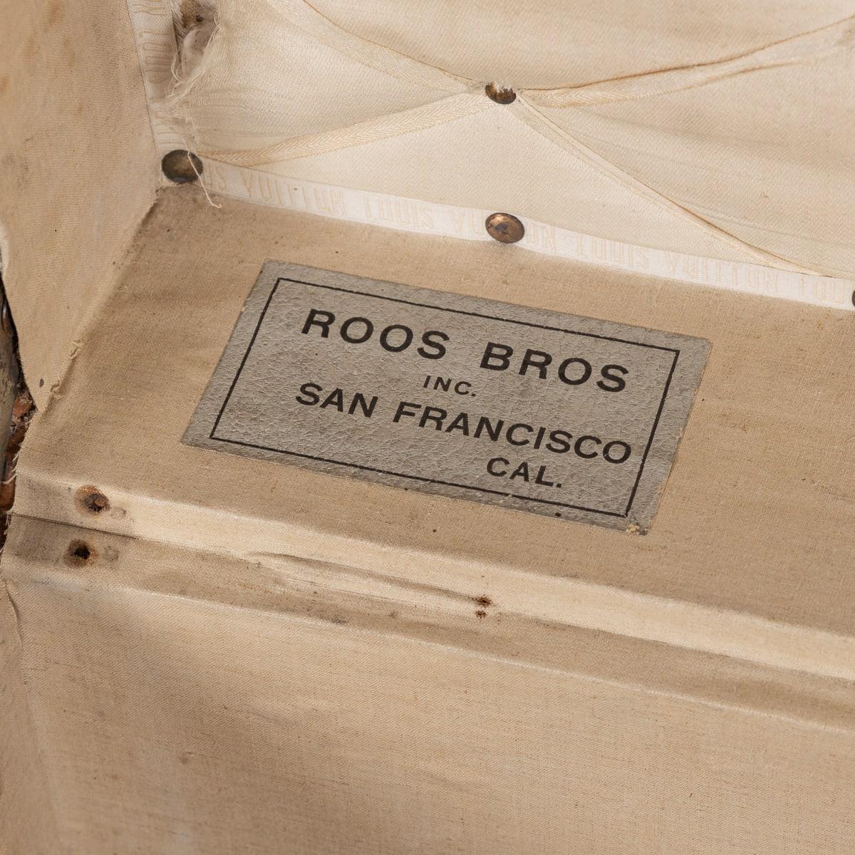 Antique 20thC Louis Vuitton Malle Haute Trunk In Monogram Canvas, France c.1910 For Sale 5