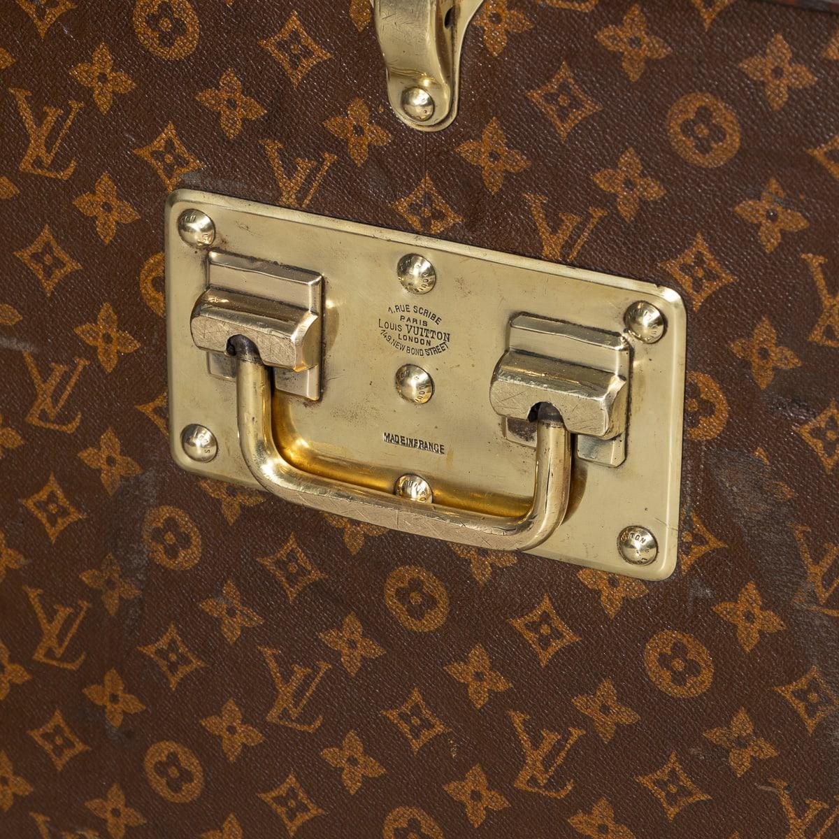 Antico baule Louis Vuitton Haute del XX secolo in tela Monogram, Francia, 1910 ca. in vendita 13