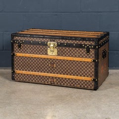 Antique 20thC Louis Vuitton Trunk In Damier Canvas, France c.1900