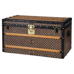 Antique 20thC Louis Vuitton Trunk In Damier Canvas, France c.1900