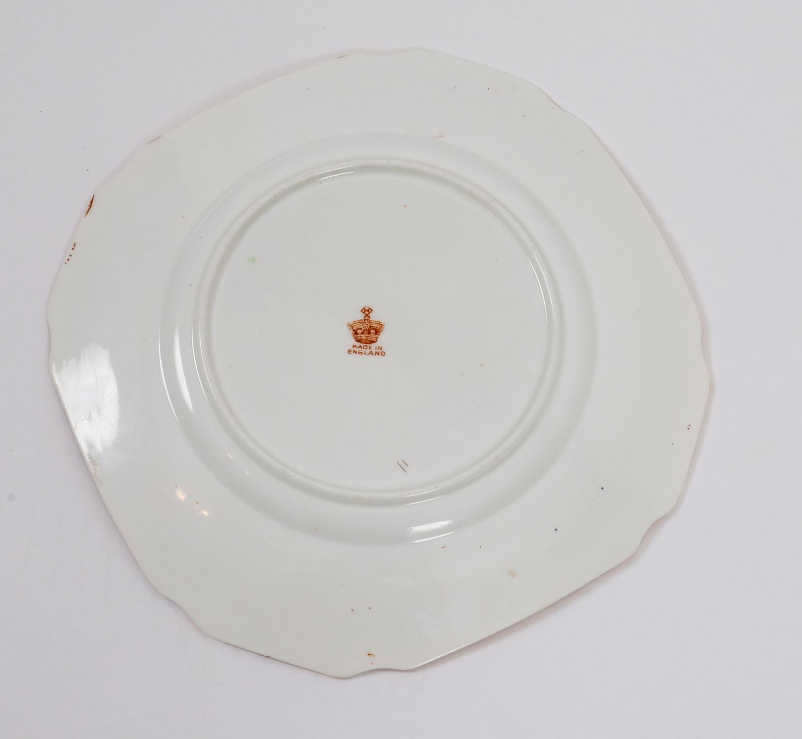 Antikes 21-teiliges Doric China Longton Stafford Porzellan Teeservice 20. Jahrhundert im Angebot 9