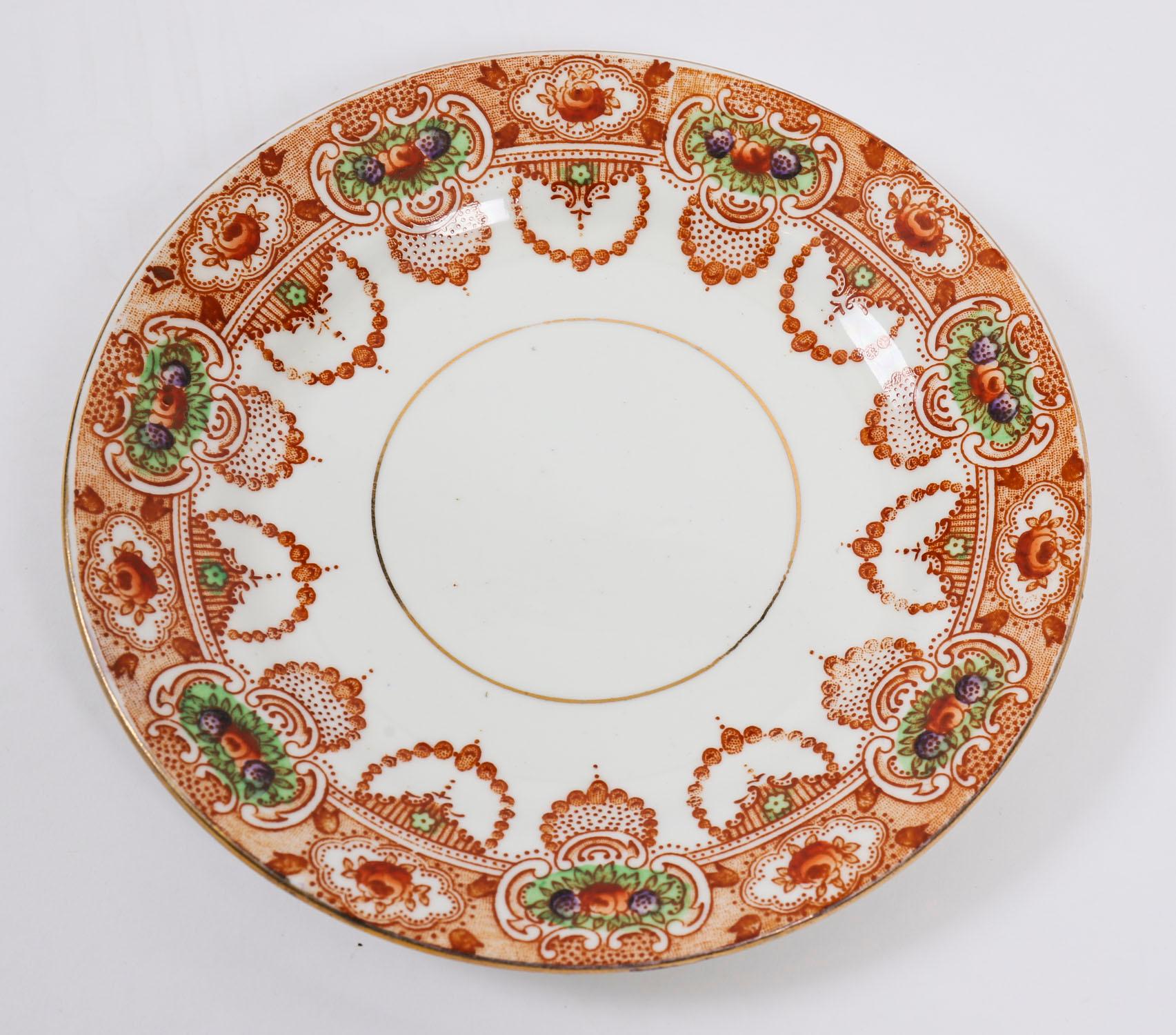 Antikes 21-teiliges Doric China Longton Stafford Porzellan Teeservice 20. Jahrhundert im Zustand „Gut“ im Angebot in London, GB