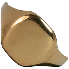 22 carat gold signet ring Antique 22 Carat Gold Plain Signet Ring