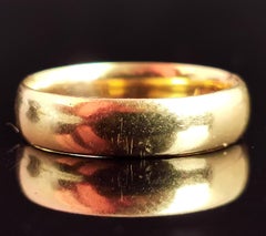 Antique 22 Karat Yellow Gold Band Ring, Wedding Ring