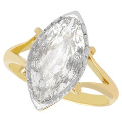 Antique 2.35 Carat Diamond and Yellow Gold Solitaire Ring, Circa 1900
