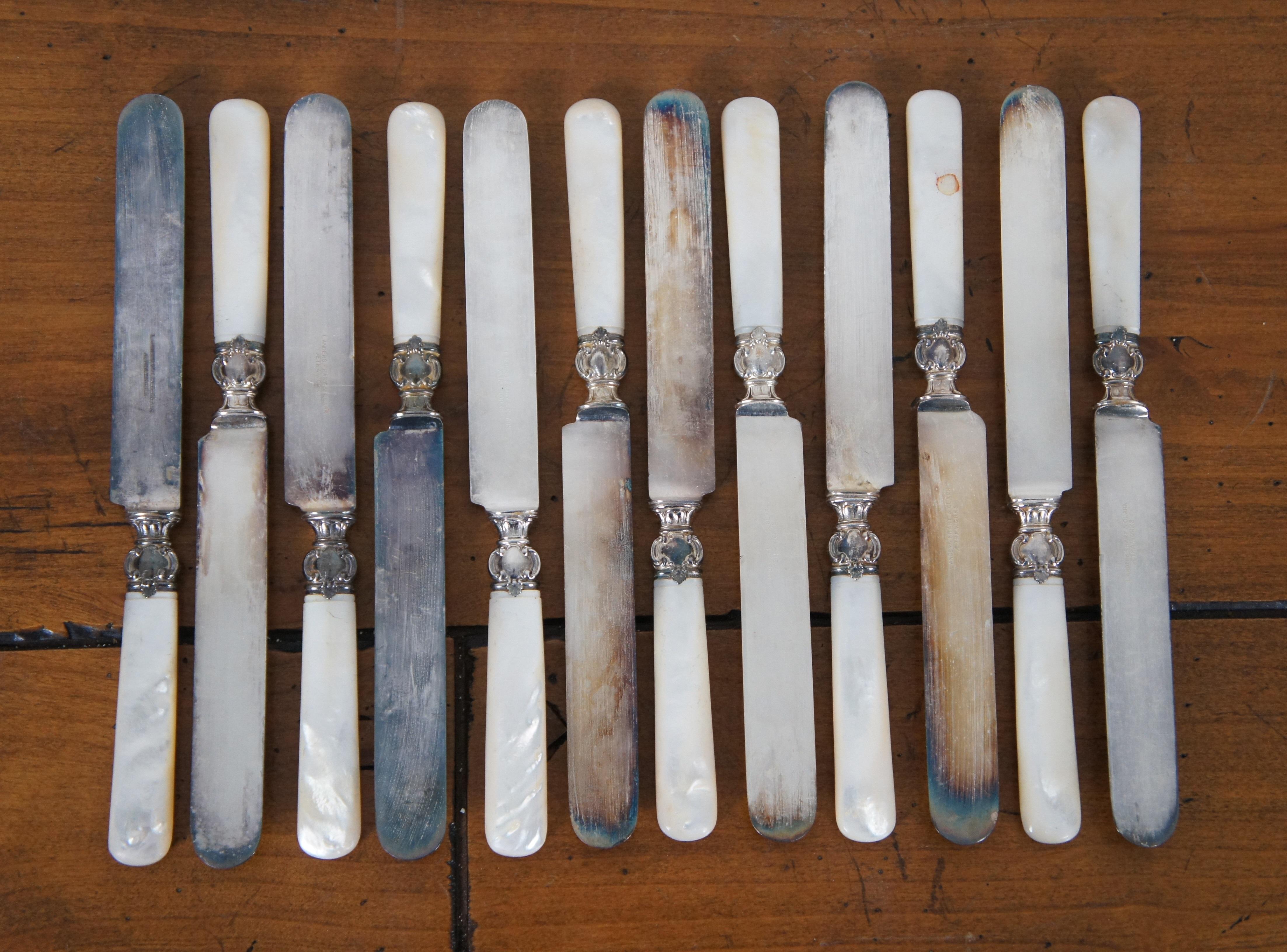 landers frary clark mother of pearl knives