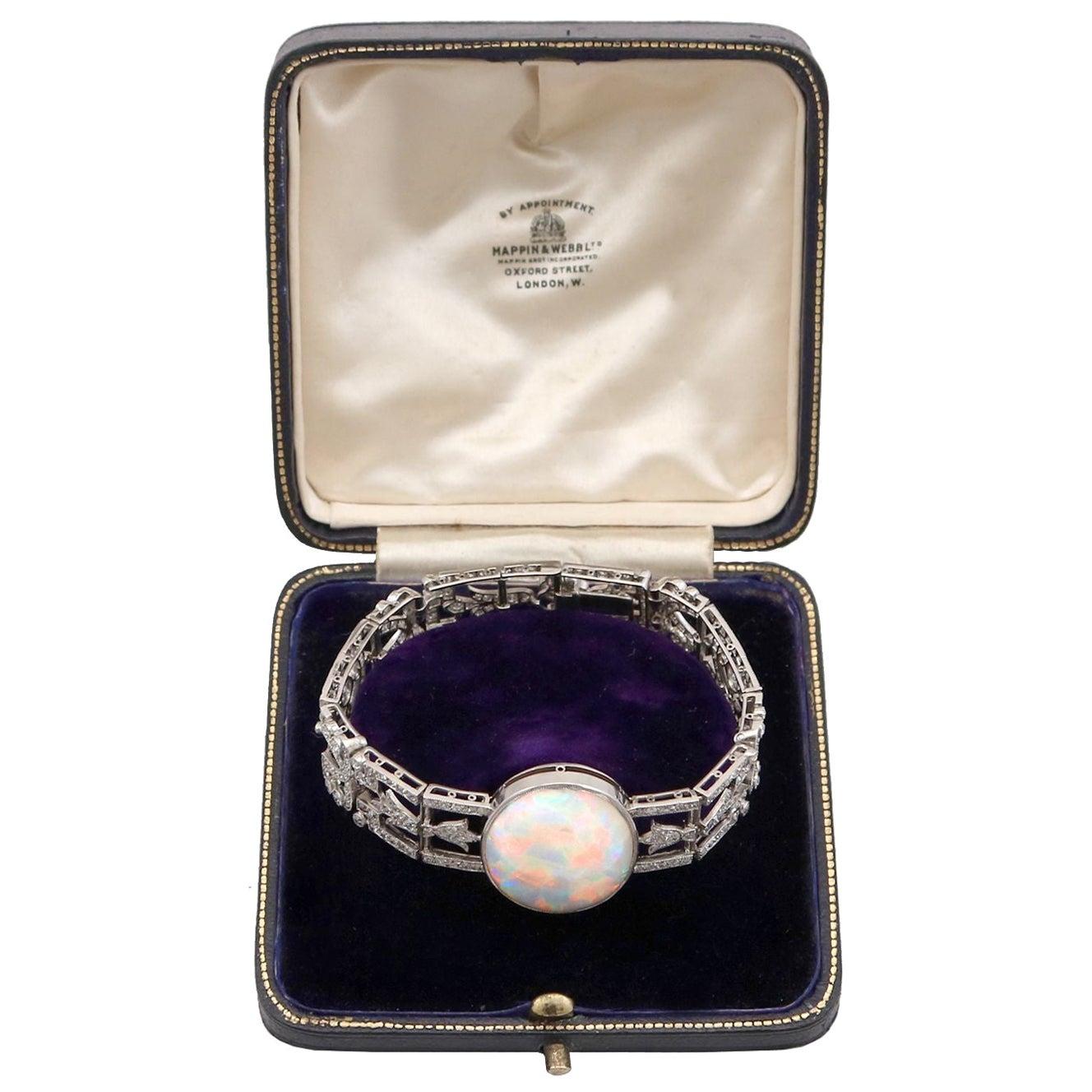 Antique Opal Bracelet - 24 For Sale on 1stDibs