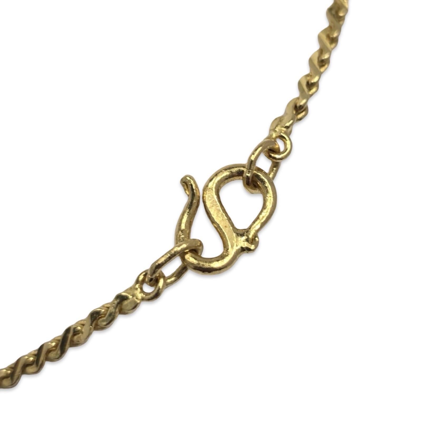 Collier ancien en or 24K avec médaillon en forme de coeur en forme de Koi chinois et script de santé en vente 6