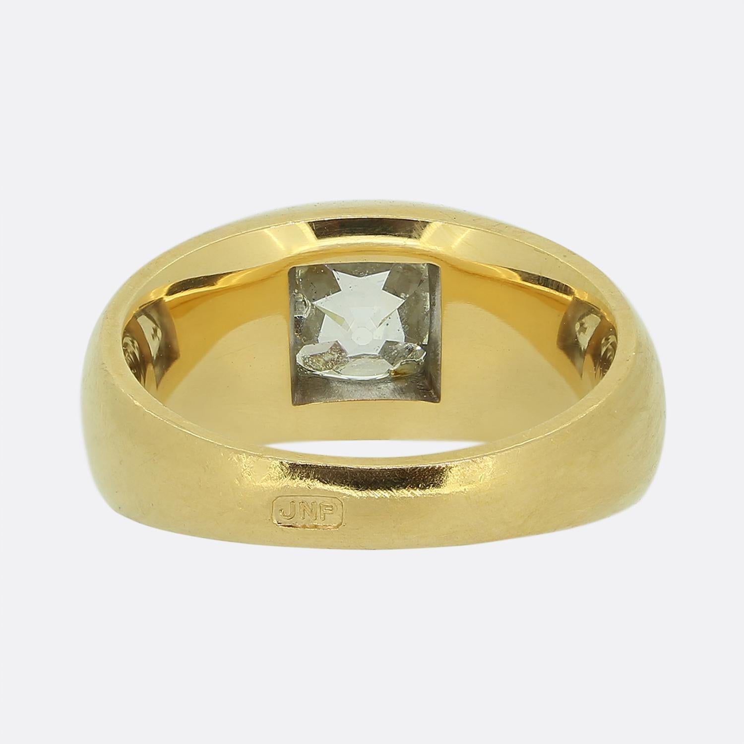 Antiker 2,51 Karat Cushion Cut Diamantring im Zustand „Gut“ in London, GB