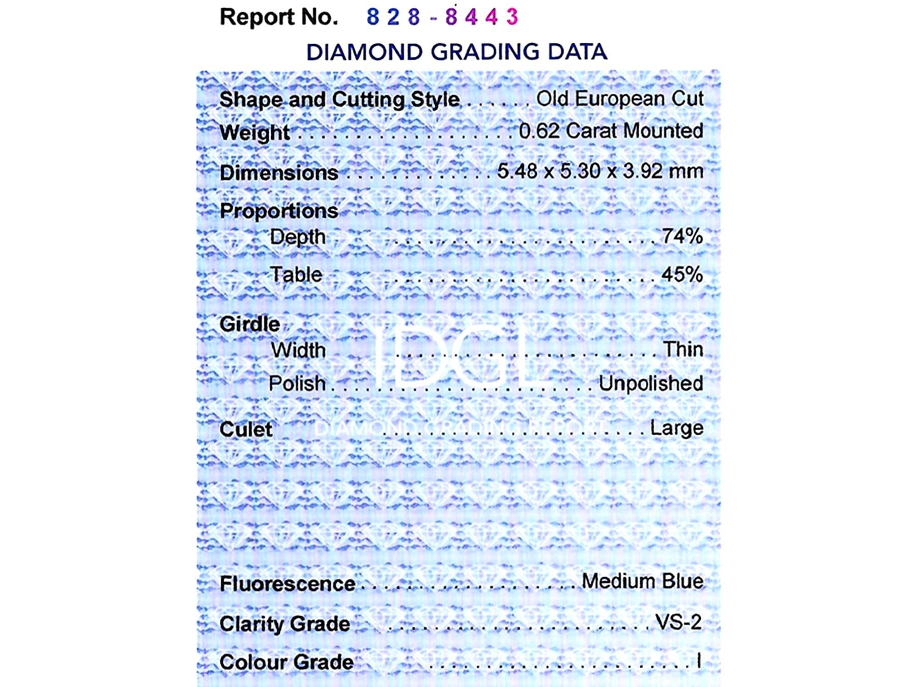 Antiker 2.63Ct Diamant und 18k Gelbgold Trilogie Ring CIRCA 1925 im Angebot 8