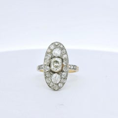 Antique 2.70 Carats diamond ring circa 1900