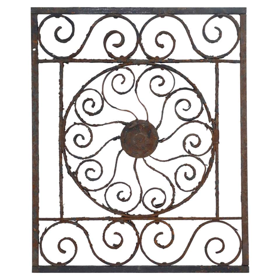 1890s Rococo Wrought Iron Balcony Railing For Sale at 1stDibs | wrought ...