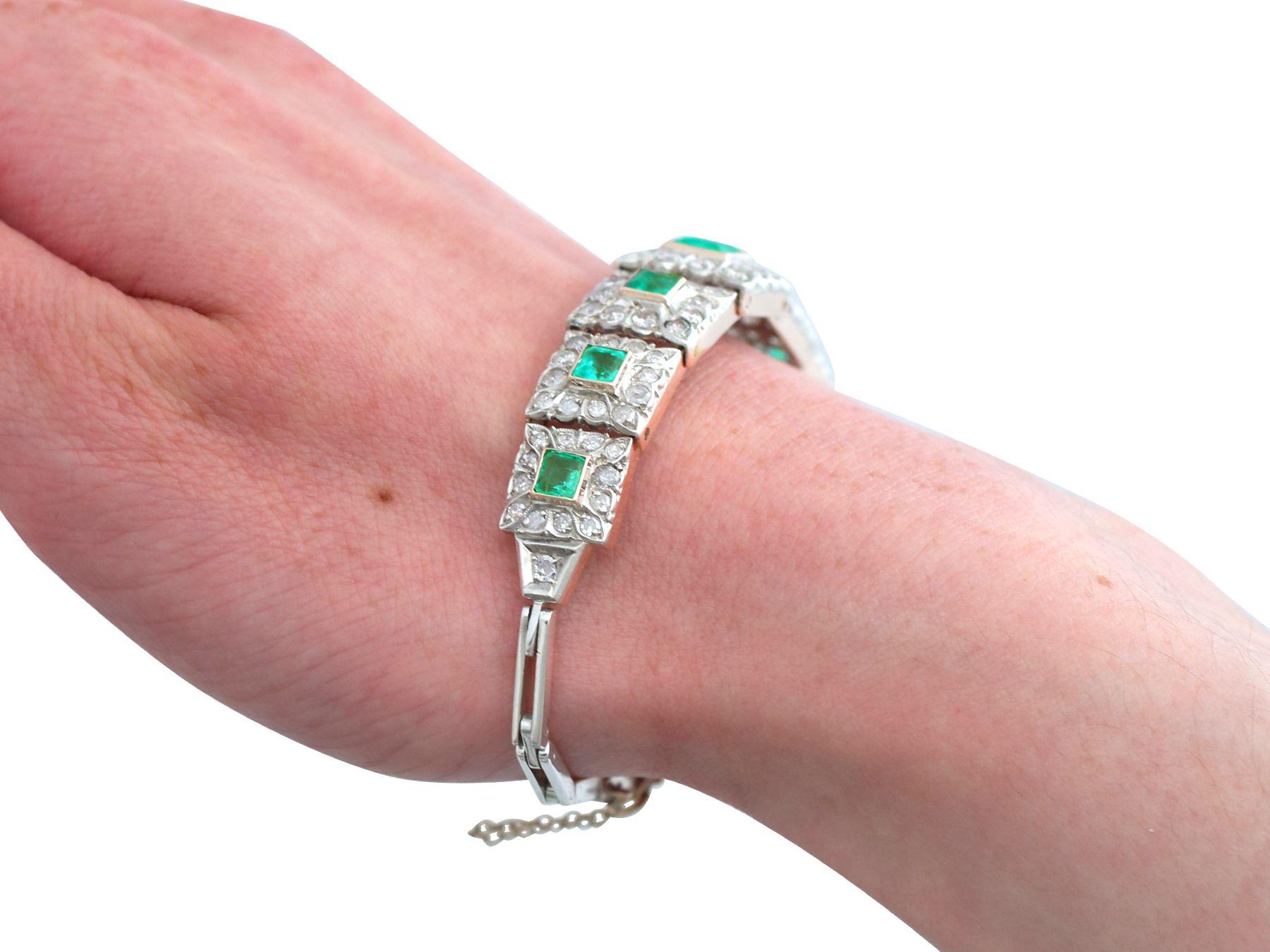 Crivelli Emerald Collection Gold Bracelet, Diamonds and emerald 3.60 ct -  057-247-1