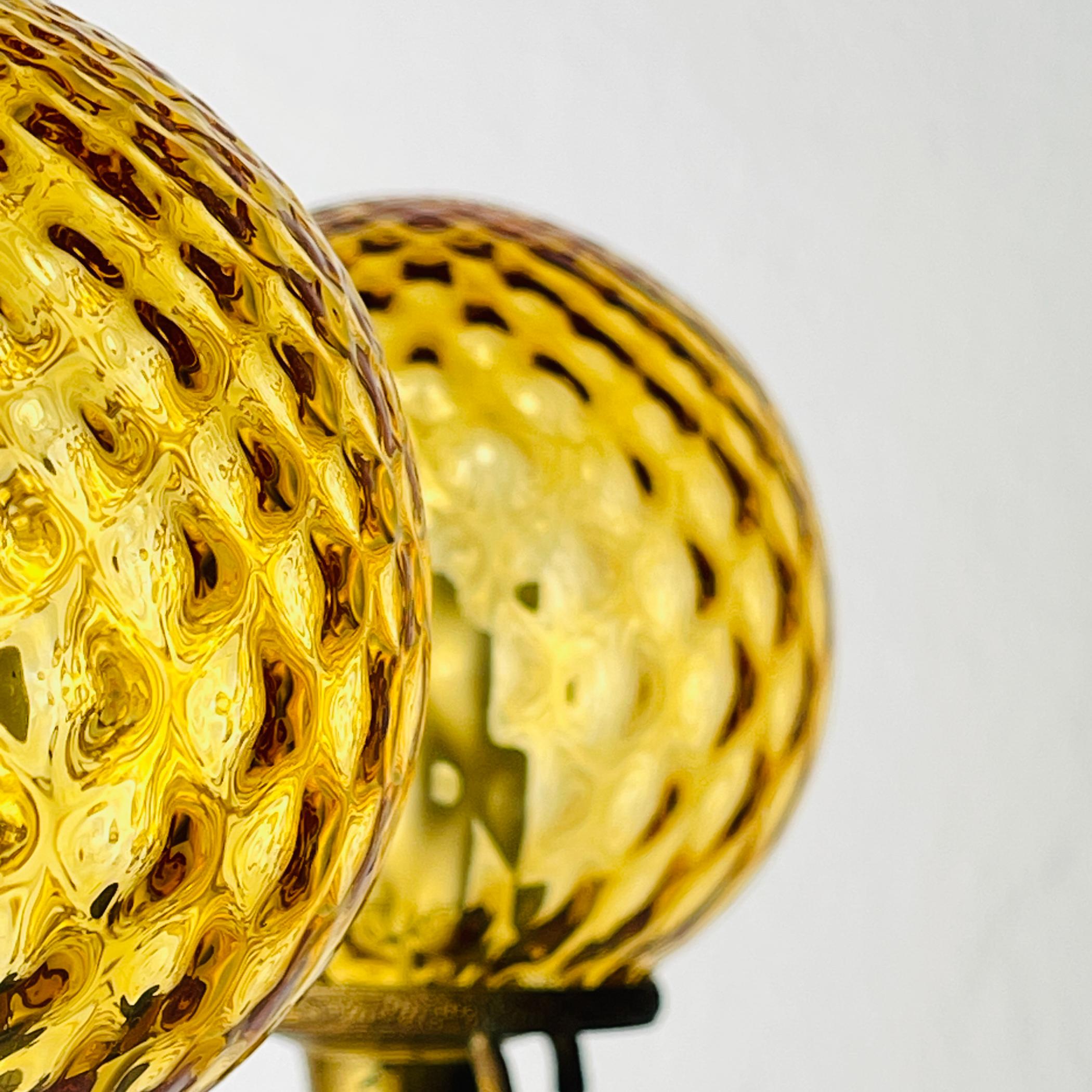 Antique 3 arm table lamp Hunting by C. Florentine, Italy 1950s For Sale 2