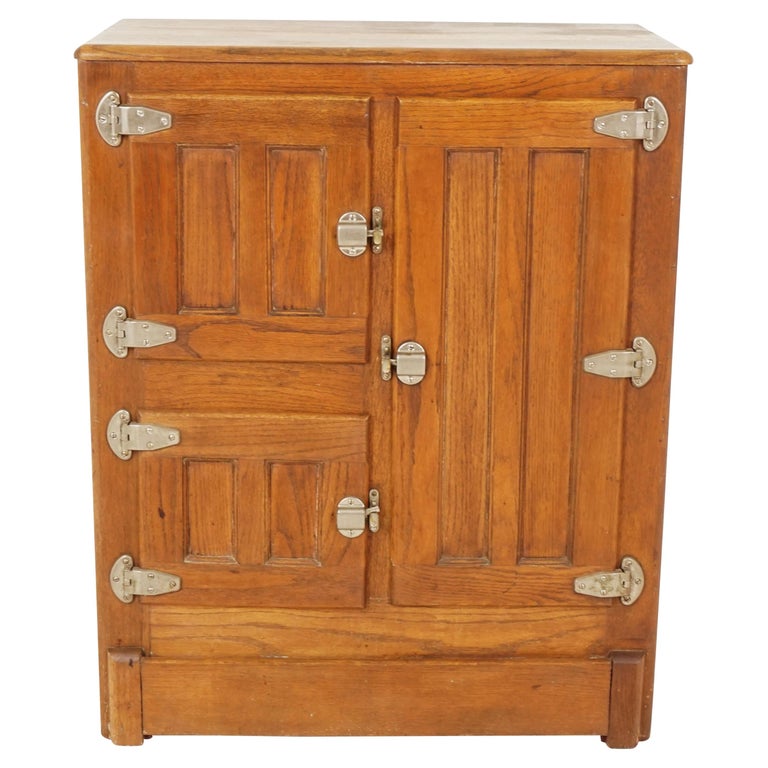 Ice Box Cabinet - 6 For Sale on 1stDibs | icebox cabinet, antique wooden ice  box manufacturers, windsor ice box