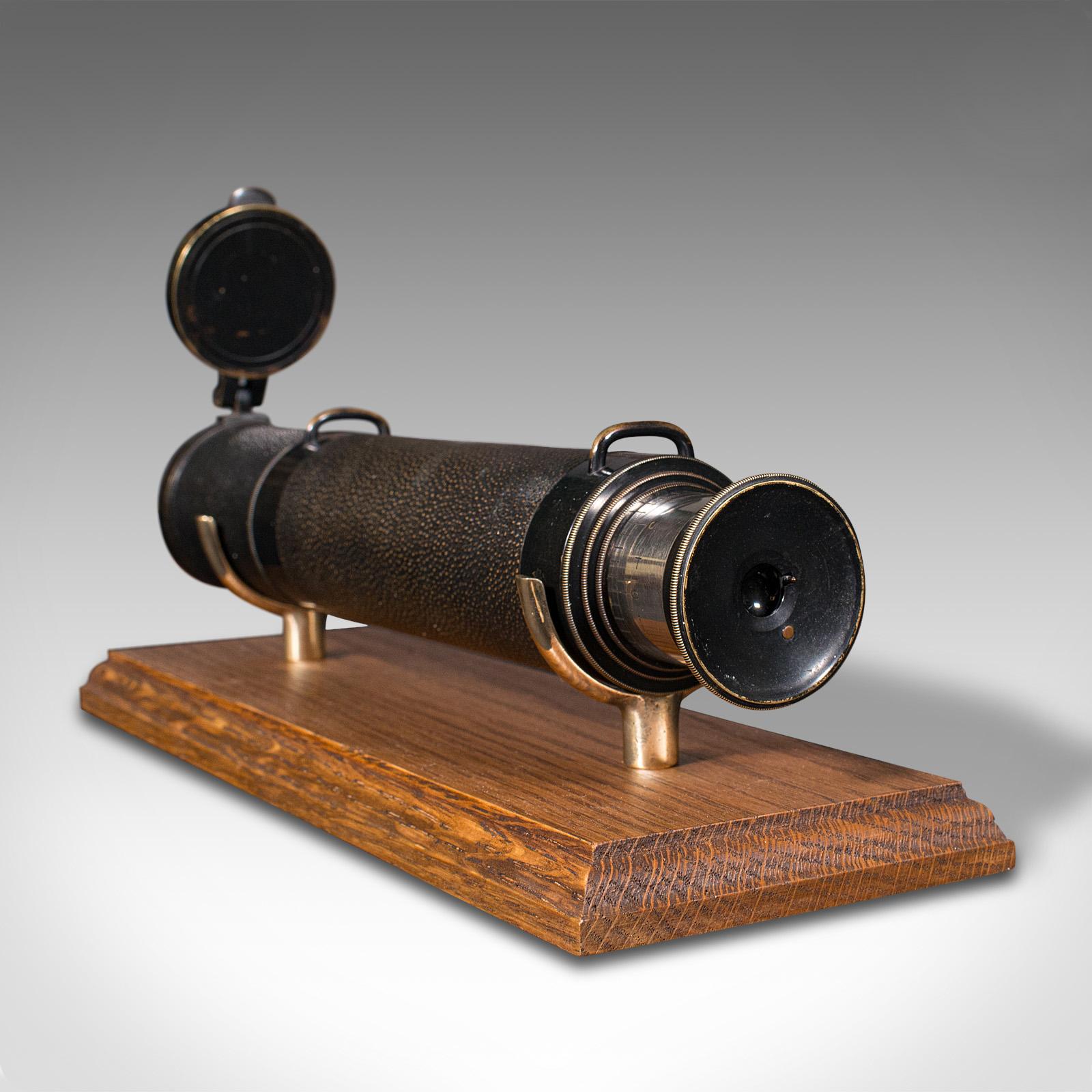 Antique 3 Draw Telescope, English, Terrestrial, Lawrence & Mayo, Victorian, 1900 1